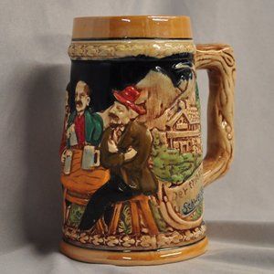 16 oz vintage C-4343 mug stein tankard German beer (177w)